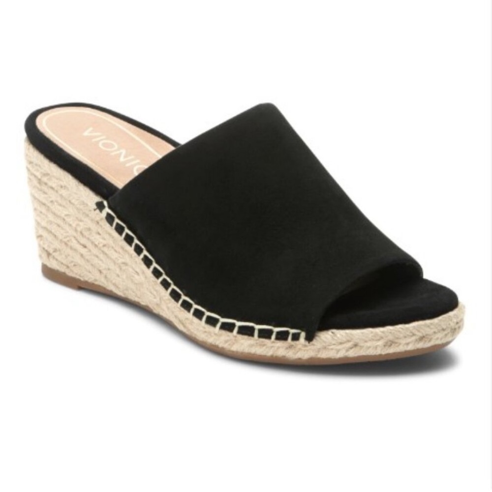 Vionic Tulum Kadyn Espadrille Wedge Slip On Sandals 10